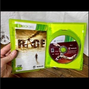 360 Xbox Game Rage First-Person Shooter Video Game Hardcopy - Works